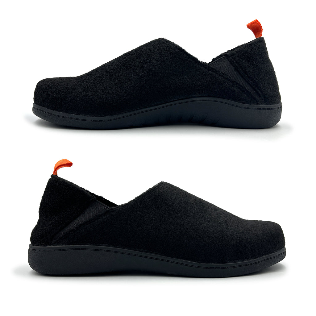 Zullaz Orthotic Slippers - BLACK - UK 6 / EU 39