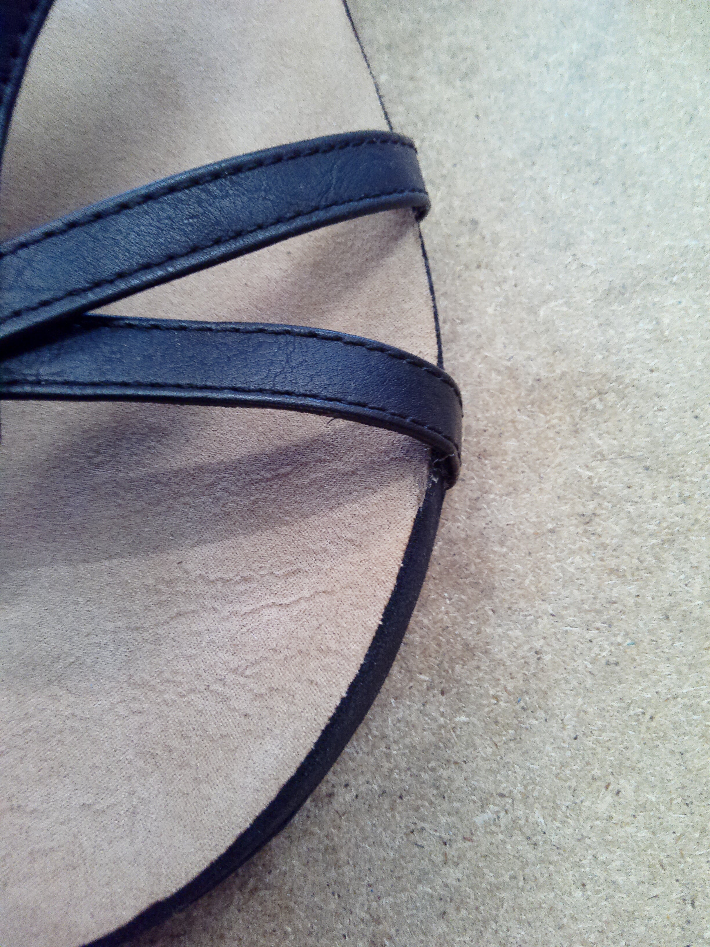 Anna Sandals - BLACK - UK 8 / US 10