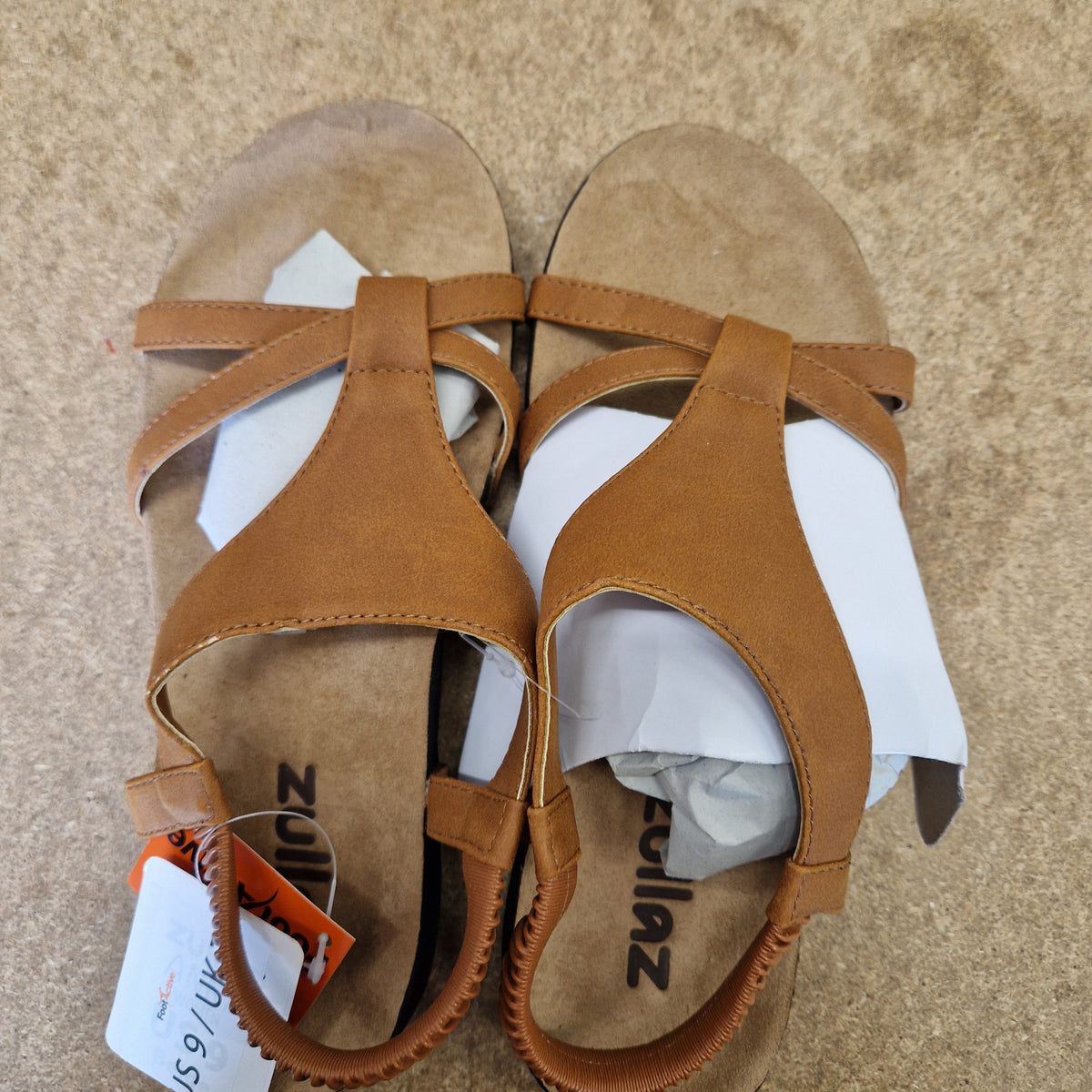Anna Sandals - TAN - UK 7 / US 9