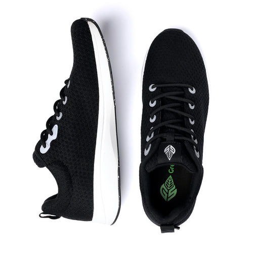 Green Steps ONE - BLACK/WHITE - UK 3 / EU 36