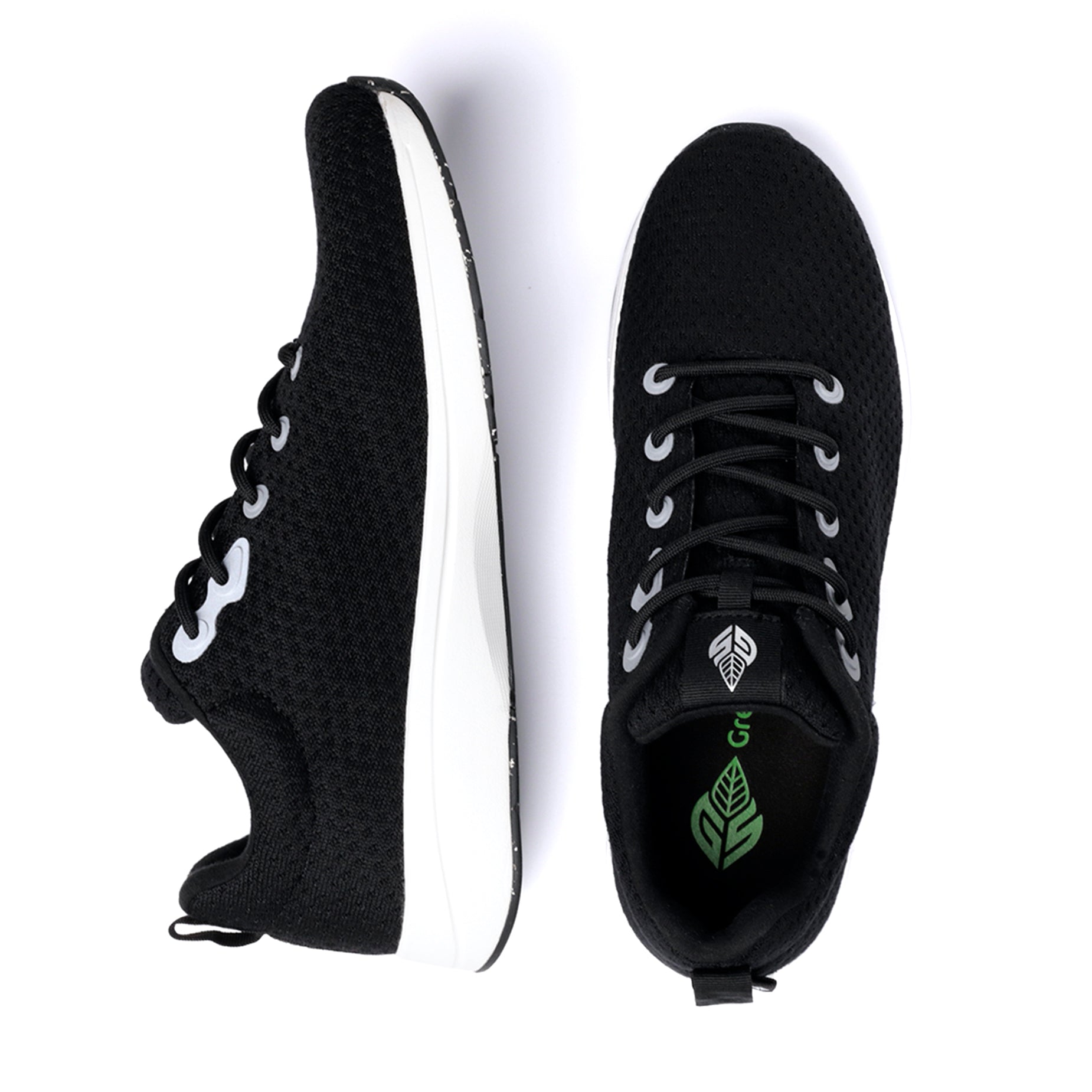 Green Steps ONE - BLACK/WHITE - UK 10 / EU 45